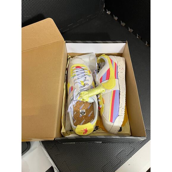 Nike Cortez SP x Union LA Lemon‎ Frost Sneakers [DR1413-100] Men's Size 10.5 - Picture 2 of 11